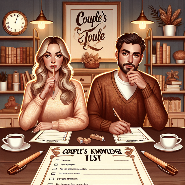 Тест для пары на знание друг друга Тест для пары на знание друг друга