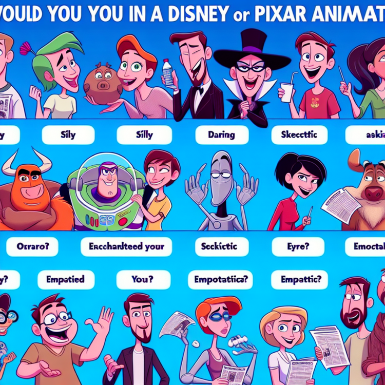 Кто ты из мультиков Disney или Pixar?