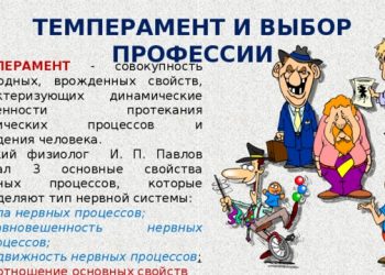 профессия по темпераменту